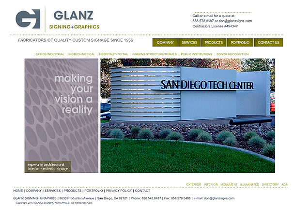 Glanz Signing + Graphics