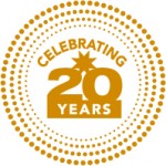Reno Contracting's 20 year anniversary logo