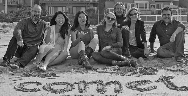 Comet Creative Team At the Beach