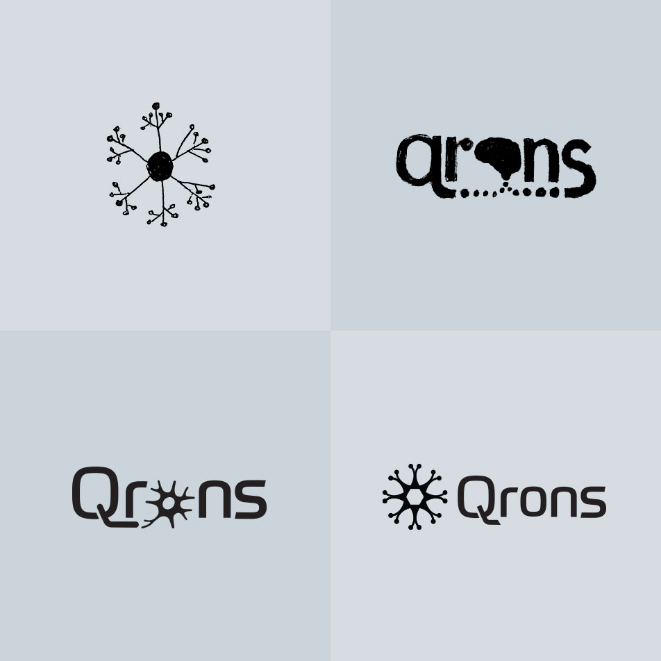 Qrons Logo drafts