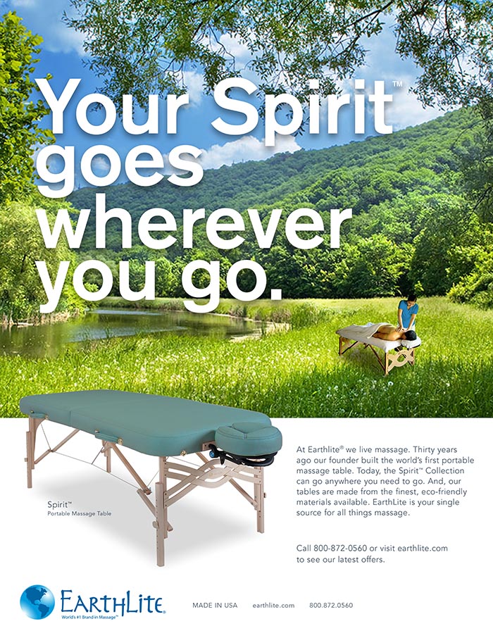 Your Spirit Goes Wherever You Go Earthlite Ad Concept 1