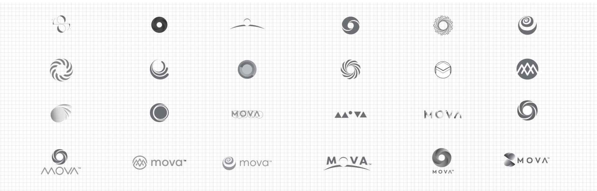 MOVA Logo drafts