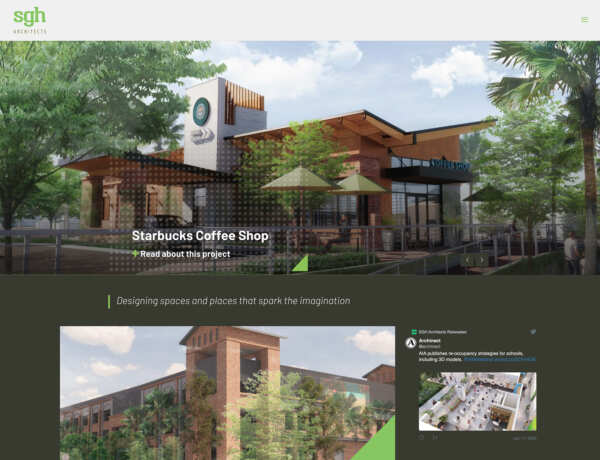 SGH Architects Website Development SGH Architects Website