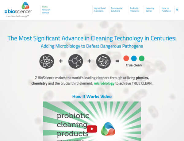 Z Bioscience Website Design and Development Z Bioscience B2B Biotech Website Design and Development