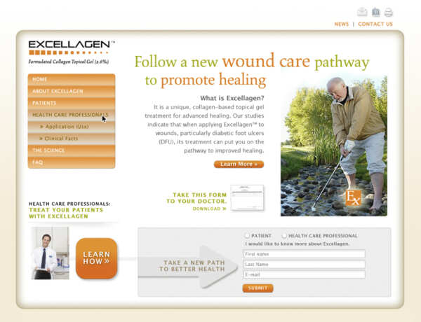 Excellegen Custom Website Design and Development Excellegen Custom BioTech Website Design and Development