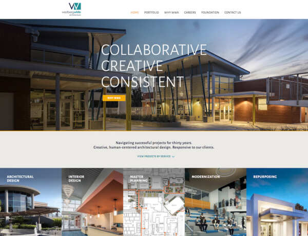 Westberg White Architecture Website Design and Development Westberg White Architecture AEC Website Design and Development
