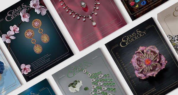 GIA Gems & Gemology Magazine Print Magazine and Digital tablet Publication Design GIA Gems & Gemology Magazine