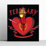 February: Inspired by Stanley Mouse and Alton Kelley